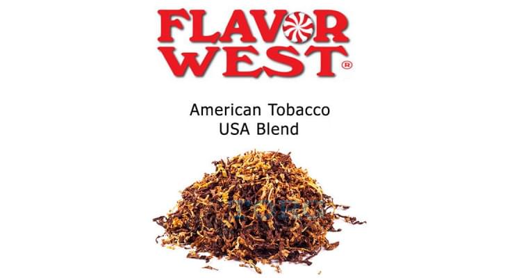 Изображение Ароматизатор Flavor West American Tobacco USA Blend Ароматизатор Flavor West American Tobacco USA Blend